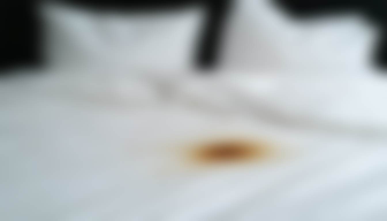 découvrez comment distinguer une tache suspecte de sperme sur des draps d’hôtel : analyse de son origine, exploitation possible et identification d’une contamination antérieure.